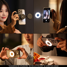 Carregar imagem no visualizador da galeria, Mini Luz LED Magnética para Fotos e Vídeos no Celular