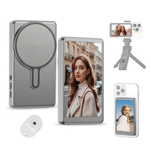 Carregar imagem no visualizador da galeria, Telefone Vlog Selfie Monitor Tela Montagem Magnética Para Câmera Traseira
