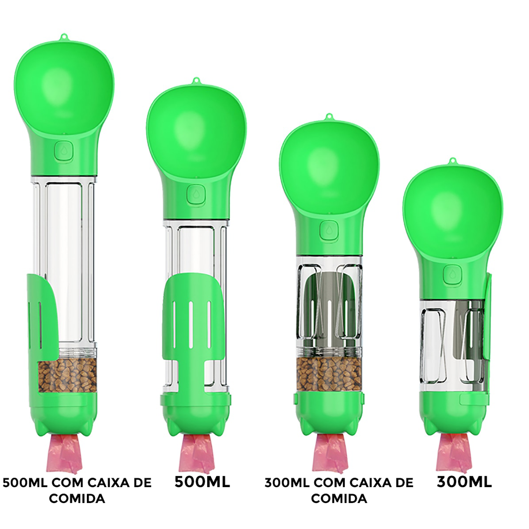 Garrafa de água portátil para cachorro e gato